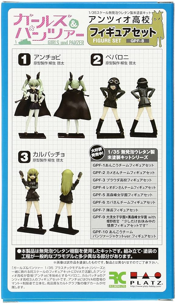 ガールズ&パンツァー　プラモデル　3個セット ガールズ＆パンツァー III号戦車J型 -黒森峰女学園ver